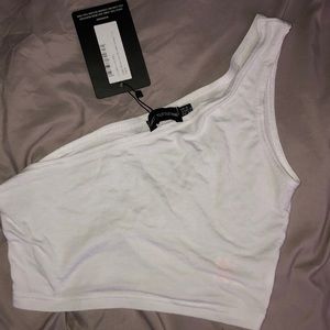 Brand new Pretty Little Thing one shoulder top